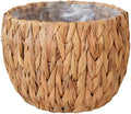 Handwoven Seagrass Plant Basket - Lightweight Decorative Storage for Indoor Garden(7.87inch)