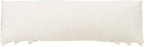 Safavieh Home Collection Grema Boho 16-inch White Fringe Decorative Accent Pillow PLS7142A-1616