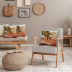 JASEN Abstract Boho Pillow Covers 20x20,Soft Mid Century Mountain Decorative Throw Pillows for Couch Bed Sofa Bedroom（Only 1 Pillow Cover）