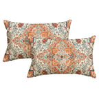 AVOIN colorlife Boho Throw Pillow Covers, 12 x 20 Inch Bohemia Ethnic Style Carpet Pattern Cushion Case for Sofa Couch Set of 2 - size: 20" x 12" (Pack of 2)