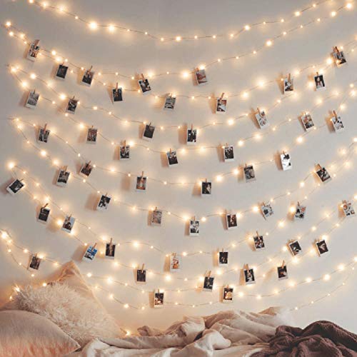 Twinkle Star 200 LED 66 FT Copper Fairy String Lights 8 Modes LED, USB Powered with Remote Control for Christmas Tree Wedding Party Home Decoration, Warm White - color: Warm White, size: 66ft