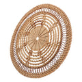 PRETYZOOM Handmade Nordic Woven Wall Basket Decor Bohemian Style Rustic Rattan Wall Art for Living Porch Kitchen for Home Interior