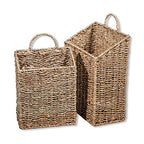 Trademark Innovations Hanging Wall Mounted Baskets - Set of 2 (Small) - size: Small