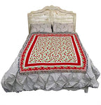 Pure Country Weavers Strawberry Festival Blanket - Garden Floral Gift Tapestry Throw Woven from Cotton - Made in the USA (72x54) - color: Strawberry