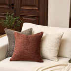 Yangest Chenille Pillow Cover 12 x 20 Inches, Thick Textured Rectangle Throw Pillow Cover Farmhouse Modern Soft Accent Couch Neutral Pillow Cover for Living Room Bedroom, Red - color: Red, size: 20" x 12" (Pack of 1)