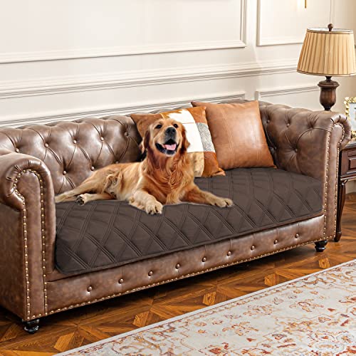 Ameritex Waterproof Dog Bed Cover Pet Blanket with Anti-Slip Back for Furniture Bed Couch Sofa - color: Chocolate, size: 30x60 Inch (Pack of 1)