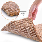 Jute Doormat 30x17 Inch, Jute Entryway, Braided Doormat, Natural Woven Welcome Mat