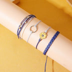 choice of all String Bracelets for Women Boho Wave Surfer Beach Wear Cute Bracelets Set Summer Friendship Jewelry Accessories Beach Stuff - color: B4：blue bracelet