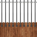 SINLEY 10 Pack Suspension Outdoor String Light Poles for Outside String Lights Hanging,with Clip and Holder,Light Post Mounting Stand for Patio Fence Wall Garden Backyard Deck - style: 10 Pack 2.8Ft