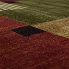 Mohawk Home Alliance Modern Geometric 2' x 8' Area Rug - Red - Perfect for Living Room, Dining Room, Office - size: 2' x 8' (Rectangular)