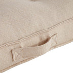 South Pine Porch Mila Square Tufted Pillow Style Dog Bed, Cream, Small (24" x 24") - color: Cream, size: Small (24" x 24")