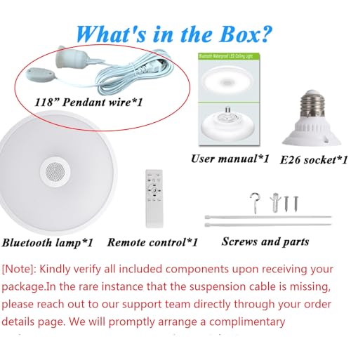 Plug-in Pendant Light with Remote Control, Bluetooth Speaker, and Color Changing LED 8.7" 18W Adjustable Farmhouse Hanging Fixture for Kitchen Island, Bar, Dining Room, Bedroom, Entryway - color: White-9inch