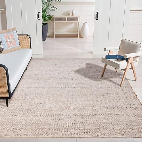 KEMA 2' x 8' Jute & Cotton Handwoven Runner Rug, Natural Reversible Farmhouse Boho Area Rug, Durable Woven Carpet for Hallway, Entryway, Kitchen, Bedroom, Living Room & Indoor Outdoor Use - size: 6' x 9' (Rectangular)