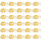 Brightown 30 Pack LED Fairy Lights Battery Operated String Lights, 7ft 20LED Waterproof Silver Wire String Lights, Firefly Starry Moon Lights for Mason Jars DIY Christmas Wedding Party Bedroom - color: Warm White, size: 30 Pack