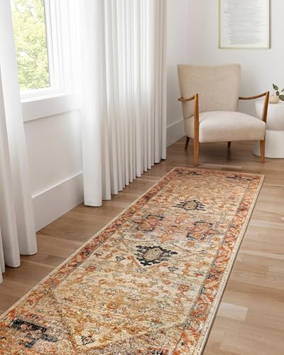 Loloi Jocelyn Collection JOC-01 Sand/Multi 2'-3" x 4'-0" .38" Thick Accent Rug - color: Sand / Multi, size: 2'3" x 4' (Rectangular)