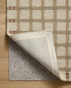 Loloi Magnolia Home by Joanna Gaines Waylon Collection WAY-02 Natural/Rust 2'-6" x 9'-9" Runner Rug - color: Natural / Rust, size: 2'6" x 9'9" (Rectangular)