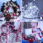 12 Pack Fairy Lights Battery Operated - 7ft 20 Led Twinkle Lights 3 Modes, Bulk Mini String Lights Waterproof for Mason Jars Vases DIY Party Wedding -Warm White & Cold White - color: Warm White&Cool White, size: 12 Pack