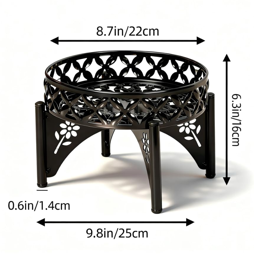 Plant Stands Indoor, 8.7 inch Single Plant Stand, Modern Plant Stool, Plant Holder for Flower Pots Fit for Living Room, Outdoor, Balcony.