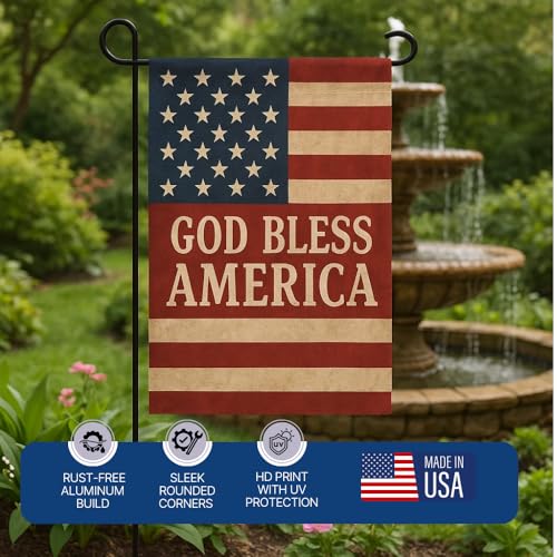 Custom Garden Flag with Pole Stand by DreamController; Personalized Yard Flag 12x18 Inch; 16x33 Holder Included; Upload Photo Text Logo; Made in USA; Fast Delivery - color: Garden Flag Custom
