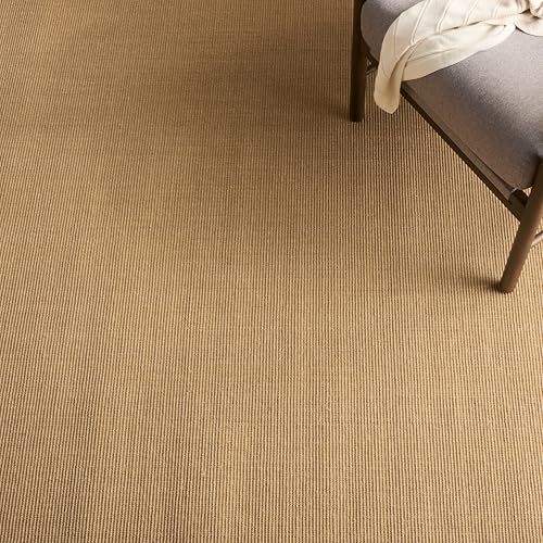Martha Stewart SAFAVIEH x Collection Area Rug - 2'3" x 8' Runner, Natural & Navy, Sisal & Jute, Ideal for Living Room, Hallway, Foyer, Entryway, Bedroom (MSR9501D) - color: Natural/Navy, size: 2'3" x 8' (Runner)