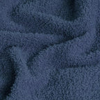 JOOJA Navy Blue Blanket Warm Queen Size Fuzzy Knitted Oversized Luxury Bed Blankets, Soft Lightweight Plush Blanket Queen Size for Cozy Nights (Navy Blue, 90x90) - color: Navy Blue, size: 90x90