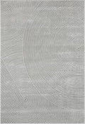 Abani Grey Area Rug for Living Room, Bedroom - Zen Reiki Pattern- 5 x 8 -Durable & Easy to Clean - color: Grey, size: 5'x8' (Rectangular)