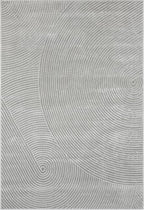 Abani Grey Area Rug for Living Room, Bedroom - Zen Reiki Pattern- 5 x 8 -Durable & Easy to Clean - color: Grey, size: 5'x8' (Rectangular)