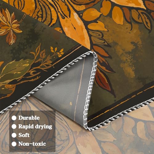 Neasow Mandala Tapestry, Vintage Boho Floral Wall Tapestries, Aesthetic Bohemian Decor for Living Room Bedroom, Retro Green Art 36×48 inches - color: Retro Green, size: 48"L x 36"W