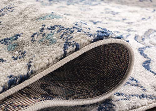 SAFAVIEH Madison Collection Accent Rug - 2'3" x 4', Cream & Light Grey, Glam Paisley Design, Non-Shedding & Easy Care, Ideal for High Traffic Areas in Entryway, Living Room, Bedroom (MAD600C) - color: Cream/Light Grey, size: 2'3" x 4' (Rectangular)