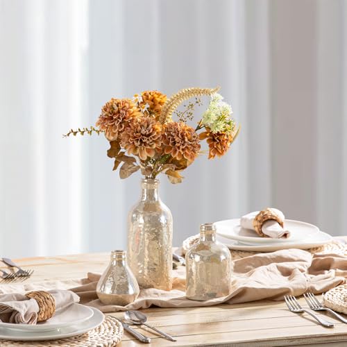 Ceramic Vase Set of 3, Decorative Vases Home Decor Modern Neutral Flower Pampass Boho Vase for Living Room, Table, Mantel, Entryway, Bookshelf, Kitchen, Bedroom, Bathroom - White - color: 009-white