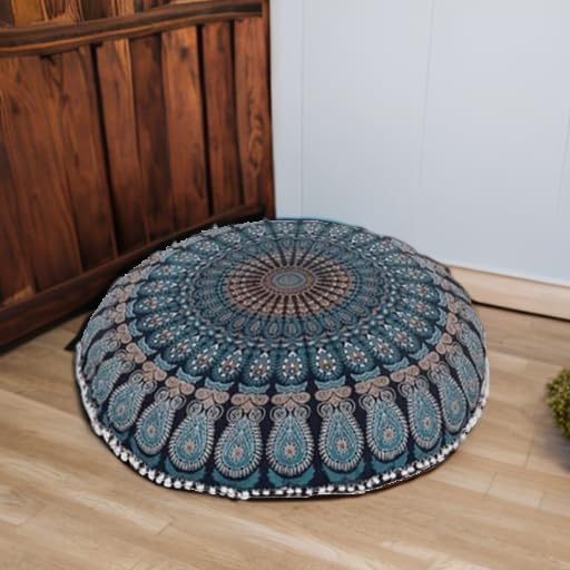 32 Inch Floor Pillow Cushion (Cover Only) Meditation Seating Throw Cushion Cases