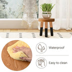 Rubber Wood 9" Round Plant Stand |Dip Dyed Black Stool, Wood Riser |Milking Stool (10" H) - color: 10" Tall Black