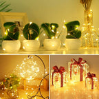 kolpop 20 Pack LED Fairy Lights Battery Operated with 3 Modes, Mini Twinkle String Lights Battery Powered Waterproof for Christmas Mason Jars Party,Warm White - color: Warm White, size: 20 Pack