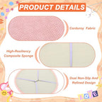 uxcell Round Stool Cushion, 10 x 10 Inch Round Seat Pads with Elastic Straps, Anti-Slip Soft Round Pad Chair Seat Cushions for Dining Chairs Kitchen Bar High Stool, Light Pink - color: Light Pink, size: 10 x 10 Inch