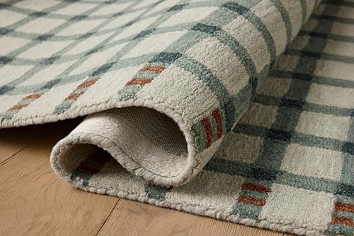 Loloi Magnolia Home by Joanna Gaines Waylon Collection WAY-02 Spa/Brick 2'-6" x 7'-6" Runner Rug - color: Spa / Brick, size: 2'6" x 7'6" (Rectangular)
