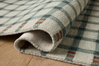 Loloi Magnolia Home by Joanna Gaines Waylon Collection WAY-02 Spa/Brick 8'-6" x 11'-6" Area Rug - color: Spa / Brick, size: 8'6" x 11'6" (Rectangular)