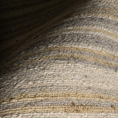 Dash & Albert Marn Striped Handmade Jute Rug, 5' X 8', Sand Striped Pattern - color: Marn Sand, size: 5' x 8' (Rectangular)