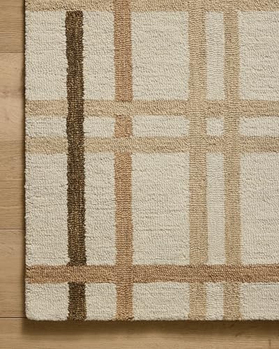 Loloi Magnolia Home by Joanna Gaines Waylon Collection WAY-01 Natural/Bark 5'-0" x 7'-6" Area Rug - color: Natural / Bark, size: 5' x 7'6" (Rectangular)