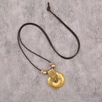 Leather Necklace for Women Long Boho Pendant Hippie Choker Necklace Bohemian Layered Leather Rope Wooden Jewelry Gifts - style: Hippy Necklace