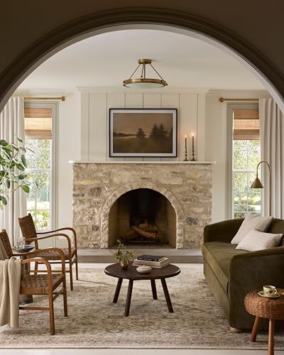 Loloi Magnolia Home by Joanna Gaines Pace Collection PAC-04 Natural/Multi 7'-10" x 10' Area Rug - color: Natural / Multi, size: 7'10" x 10' (Rectangular)