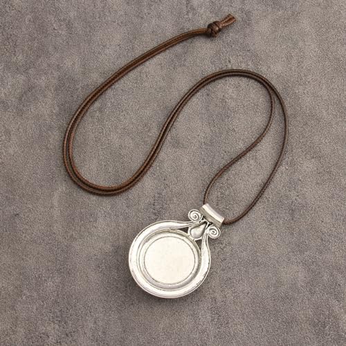 Leather Necklace for Women Long Boho Pendant Hippie Choker Necklace Bohemian Layered Leather Rope Wooden Jewelry Gifts - style: Leather Turquoise Necklace