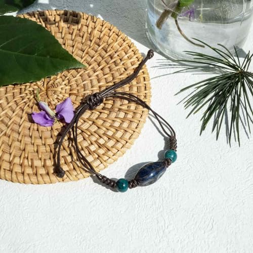 Handmade Green Boho Bracelets for Women, Bohemian Ceramic Beads Bracelets for Friends, Trendy Porcelain Stone Beaded Bracelets for Sisters - color: Multi and Green