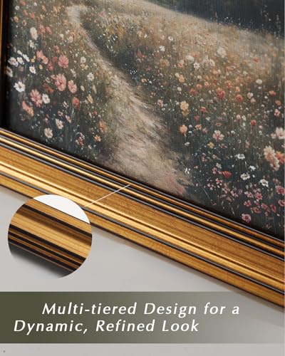 HUARCEY Gold Framed Vintage Wall Art for Living Room, Harvest Apples Still Life Oil Painting Artwork Shelf Decor Abstract Wall Pictures Prints, Farmhouse Fruit Room Decor Bedroom Kitchen Bathroom - color: Apple, size: 16"L x 12"W