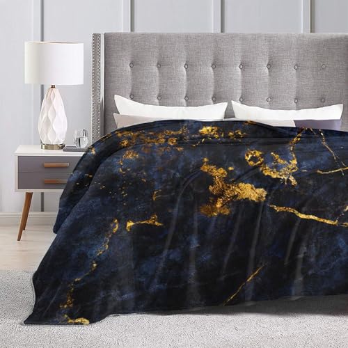 Black Marble Print Throw Blanket for Couch Chair Sofa Bed, Flannel Soft Abstract Modern Luxury Golden Stripe Seasonal Warm Cozy Botanical Blanket for Bedroom Living Room Car All Season 30"x 40" - color: Marble04, size: 30X40 inch