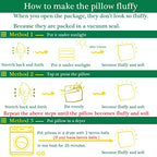 JIEITIVE Throw Pillow Inserts Hypoallergenic Premium Pillow Stuffer Square Form for Decorative Pillow Covers Cushion Set of 1-12 x 12 Inches - size: 12 x 12 Inches