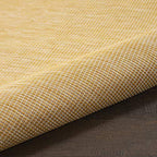 Nourison Home Positano Yellow 2'2" x 10' Area Rug - Easy Clean, Non Shedding, Bed Room, Living Room, Dining Room, Kitchen (10' Runner) - color: Yellow, size: 2'2" x 10' (Runner)