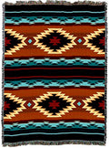 Pure Country Weavers Anatolia Blanket XL - Southwest Native American Inspired - Gift Tapestry Throw Woven from Cotton - Made in the USA (82x62) - color: Anatolia, size: X-Large