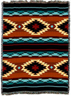 Pure Country Weavers Anatolia Blanket - Southwest Native American Inspired - Gift Tapestry Throw Woven from Cotton - Made in the USA (72x54) - color: Anatolia, size: Large