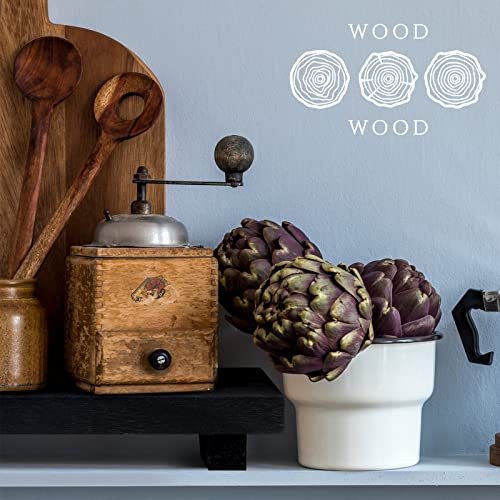Nuogo Wood Riser Tray Soap, Stand Soap Tray for Kitchen Sink, Wood Pedestal for Kitchen Counter Sink Stand Decorative Rustic Bathroom Dishes Plant Bottles Candles Display(12 x 7 Inch,Black) - color: Black, size: 12 x 7 Inch