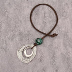 Leather Necklace for Women Long Boho Pendant Hippie Choker Necklace Bohemian Layered Leather Rope Wooden Jewelry Gifts - style: Long Chunky Boho Necklace